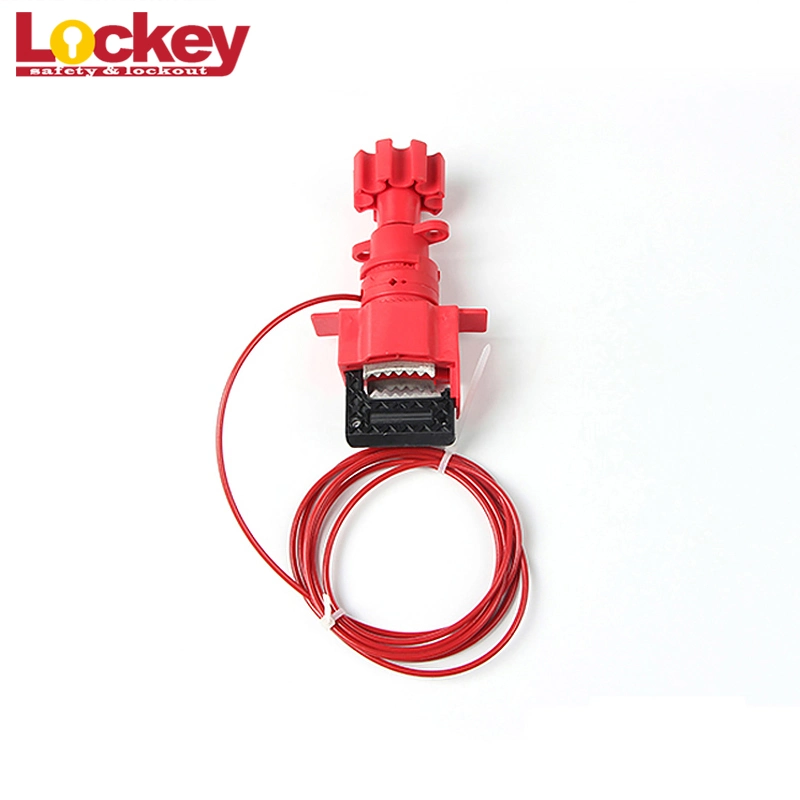 Plastic Industrial Custom-Made Universal Gate Valve Lockout  Base with Cable