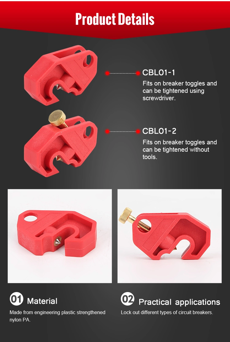 Electric Safety Lockout Circuit Breaker Security Lockout