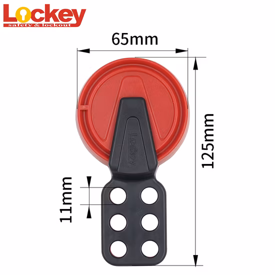 Регулируемый пластиковый тросовый замок от Lockey Design с возможностью индивидуальной настройки.