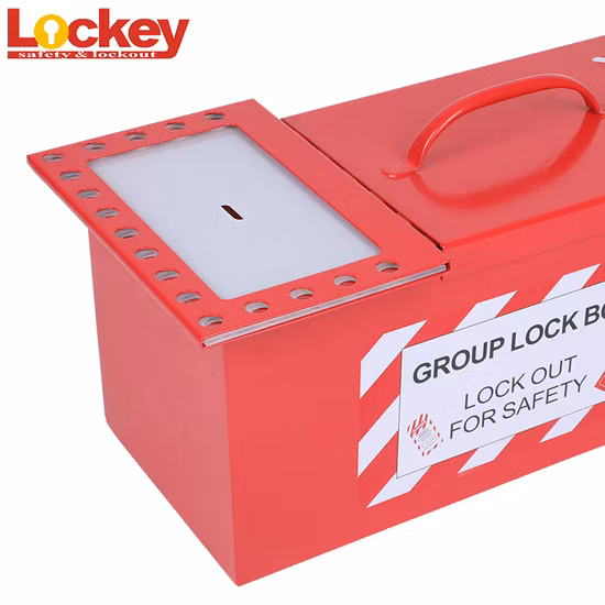 Групповой замок со стальной пластиной, групповой замок безопасности