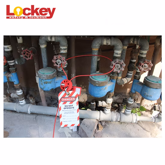 Loto Industrial регулируемый стальной тросовый замок CB03