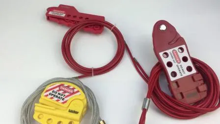 Изолированный универсальный тросовый замок в форме рыбки.